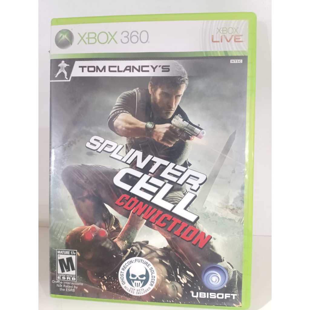 Jogo Splinter Cell Conviction original Xbox 360