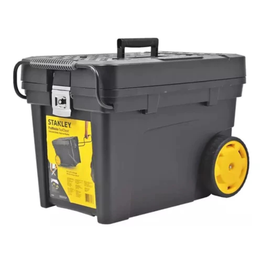 Caixa De Ferramentas Stanley Stst33027 De Plástico Com Rodas 375mm X 613mm X 419mm Preta