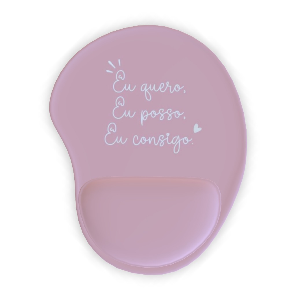 Mouse Pad com apoio - acessório informática computador, neopreme com emborrachado, estampas impressão digital