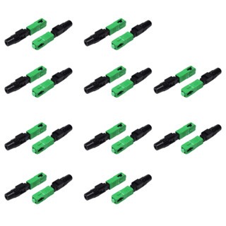 Kit 50 unidades Conector Rápido Fibra Óptica SC/APC