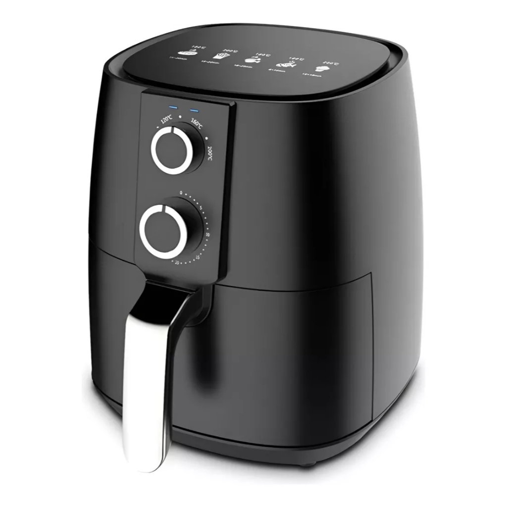 Imagem Fritadeira Airfryer Elétrica Com Timer 4,5L Preto 127V ou 220V