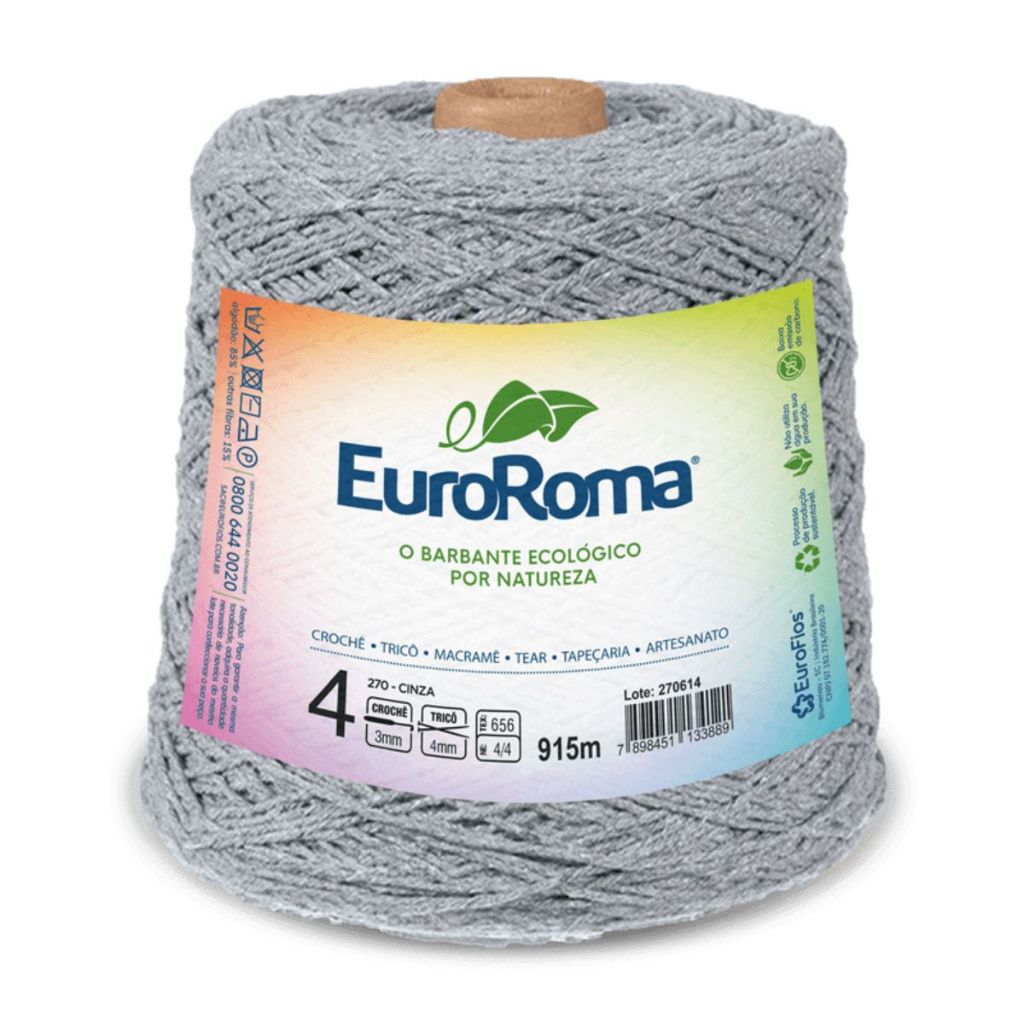 Barbante EuroRoma 600g Número 4 600g