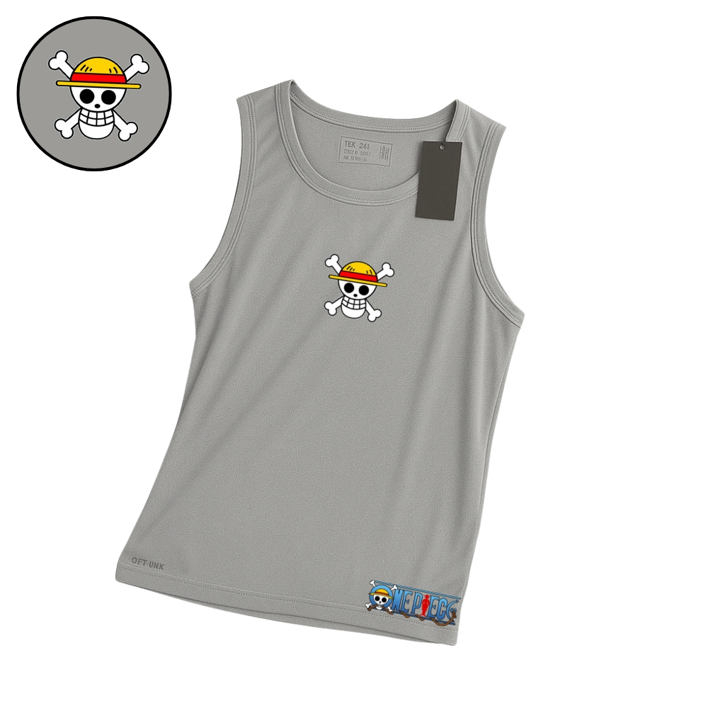Regata DryFit Antiodor Esportiva - ONE PIECE 02 - Academia, Skate, Basquete, Corrida Promoção Fábrica LOLA — imagem 2 de 2