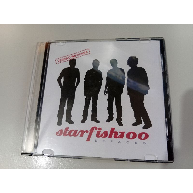 CDr original starfish 100 defaced edição para imprensa ótimo estado mídia e capa
