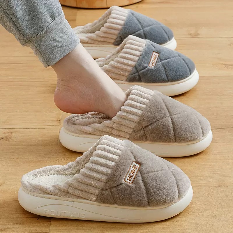 Pantufa Chinelo De Casa Masculina Feminina Adulta Pelúcia Confortável em Oferta na Shopee