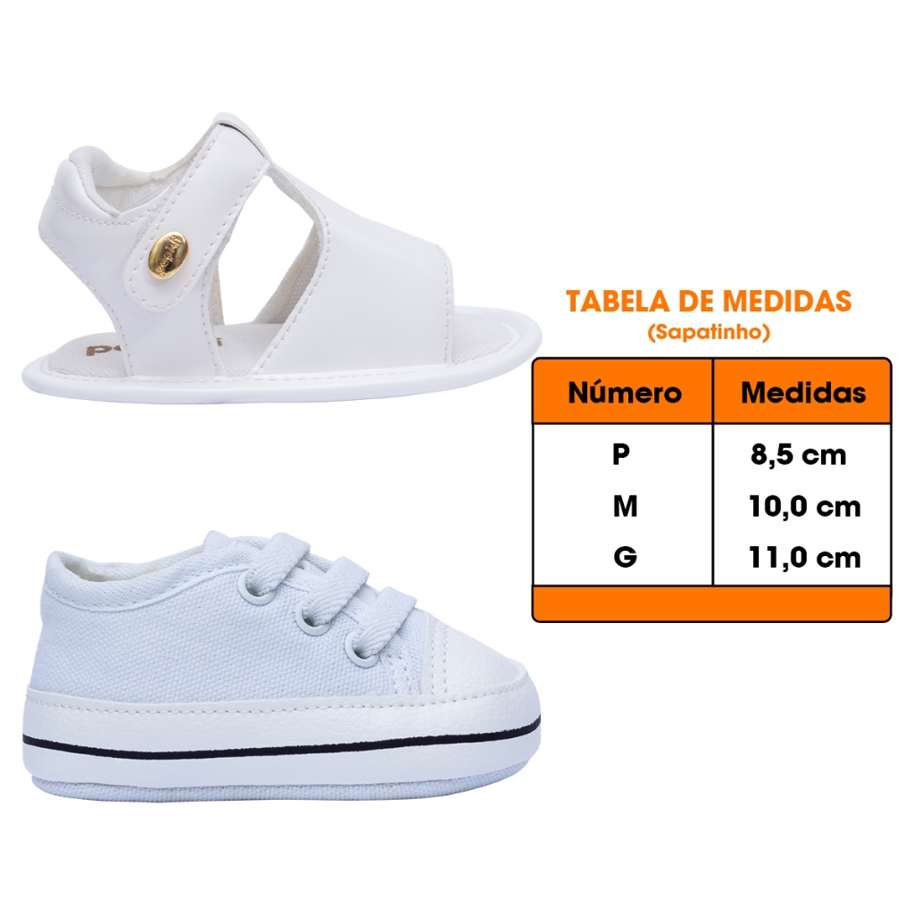 Kit Tenis Star E Sandalia Bebe Menina Moda Recem Nascido Batizado Festa Feminino K38 · foto 2