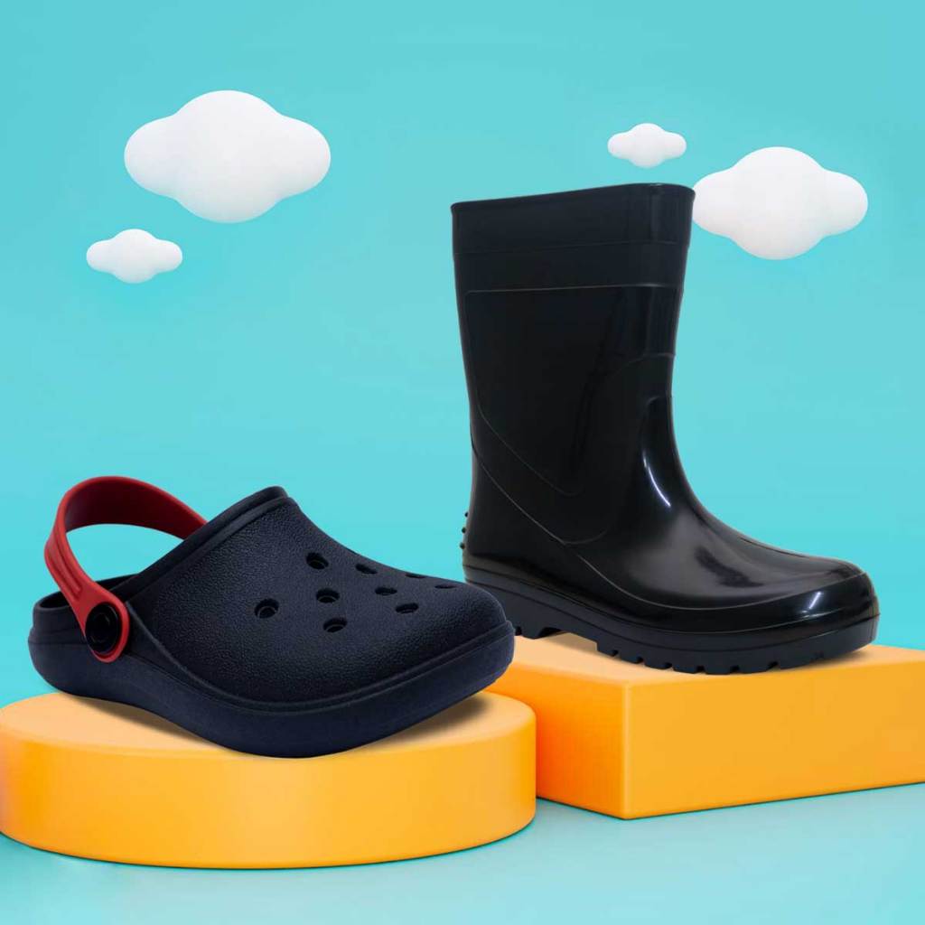Kit Bota Galocha E Babuche Sandalia Chinelo Infantil K40 em Oferta na Shopee
