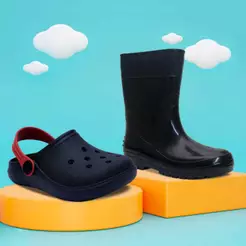 Kit Bota Galocha E Babuche Sandalia Chinelo Infantil K40
