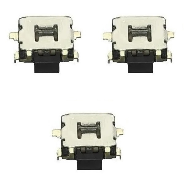 Botão Power Volume Moto G4 Plus Xt1640 Xt1644 - 03 Peças No Total (Botão Interno Para Soldar Na Placa)
