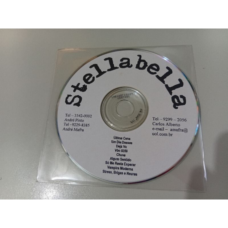 cdr original stellabella com 9 músicas originalmente sem capa
