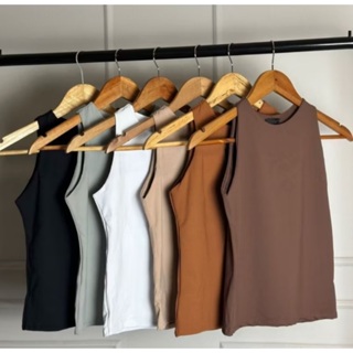 Kit com 2 Blusas Regatas Basica Suplex em Oferta na Shopee