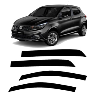 Calha Defletor Chuva Fiat Argo/pulse 4 Portas 2017-2025 em Oferta na Shopee