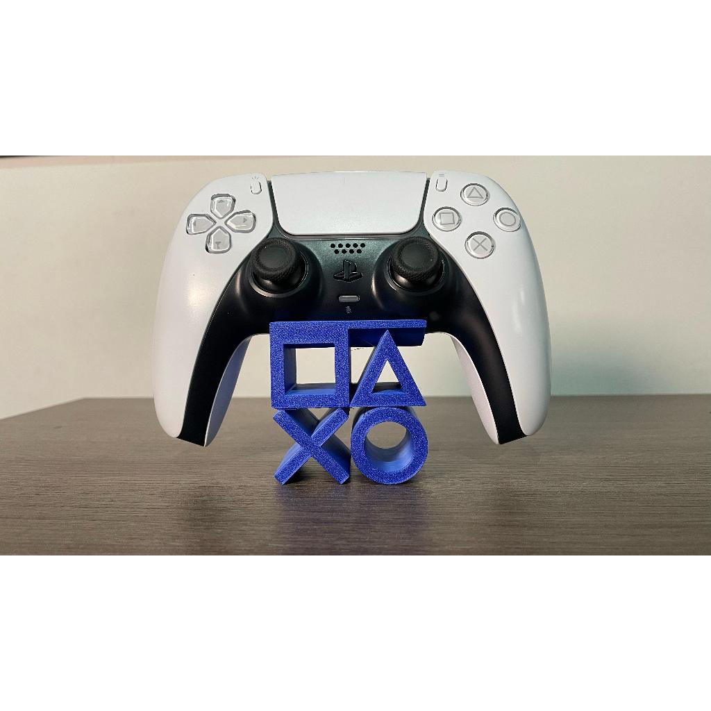 Suporte para Controle PS5 PS4 DualSense e DualShock | Base Impressão 3D Botões PlayStation Setup Gamer
