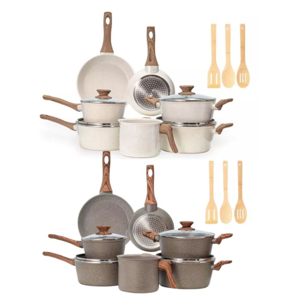 Jogo Panelas 10 Peças Antiaderente Cerâmica Indução Mimo Style Cook Modelo Premium 4mm Esp...