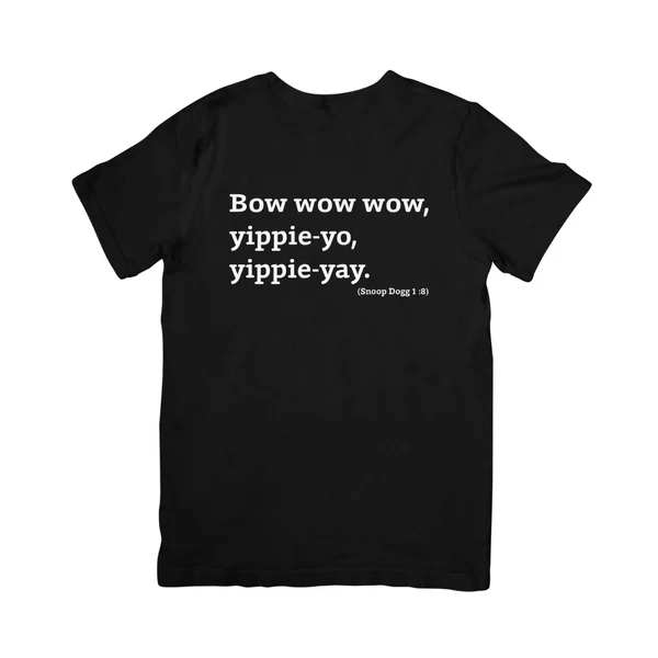 Camiseta Premium Snoop Dogg Bom Wow Wow Camisa 100% Algodão