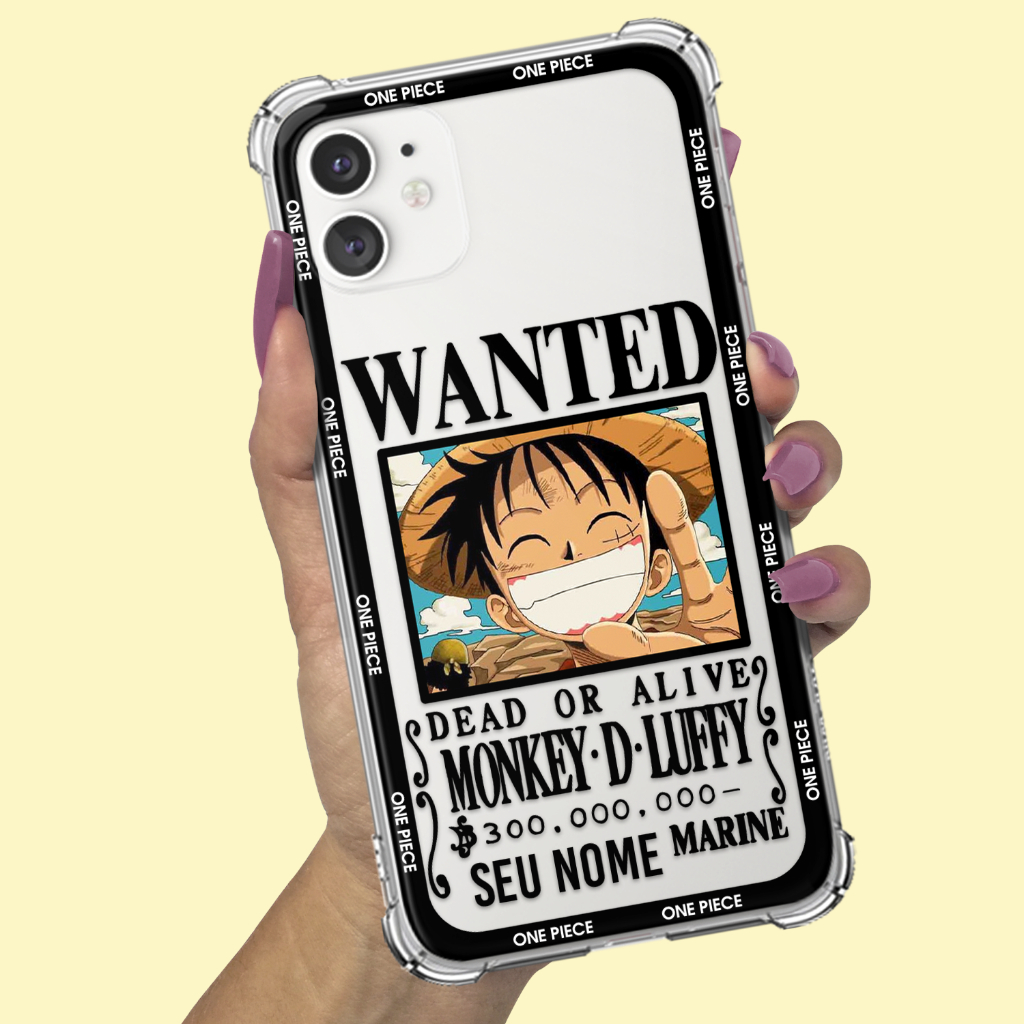 Capa Capinha para Samsung Galaxy A01 A02 A03 A03s A03 Core A04 A04s A04e A05 A05s A06 Anti-impacto One Piece Wanted 1