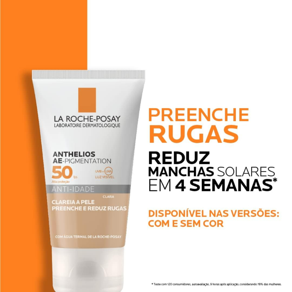 Detalhes do Protetor Solar Facial La Roche-Posay Anthelios AE-Pigmentation FPS50 Cor Clara Com 40g