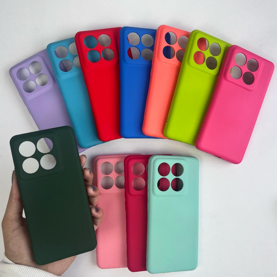 Capinha Para Xiaomi 14T Pro / Capa Case Silicone Aveludada Colorida Forrada (CF26) em Oferta na Shopee