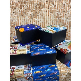 Puff de Criança Cadeira de Barbeiro Infantil Baby Bank Infantil Assento de Criança Diversas Estampas