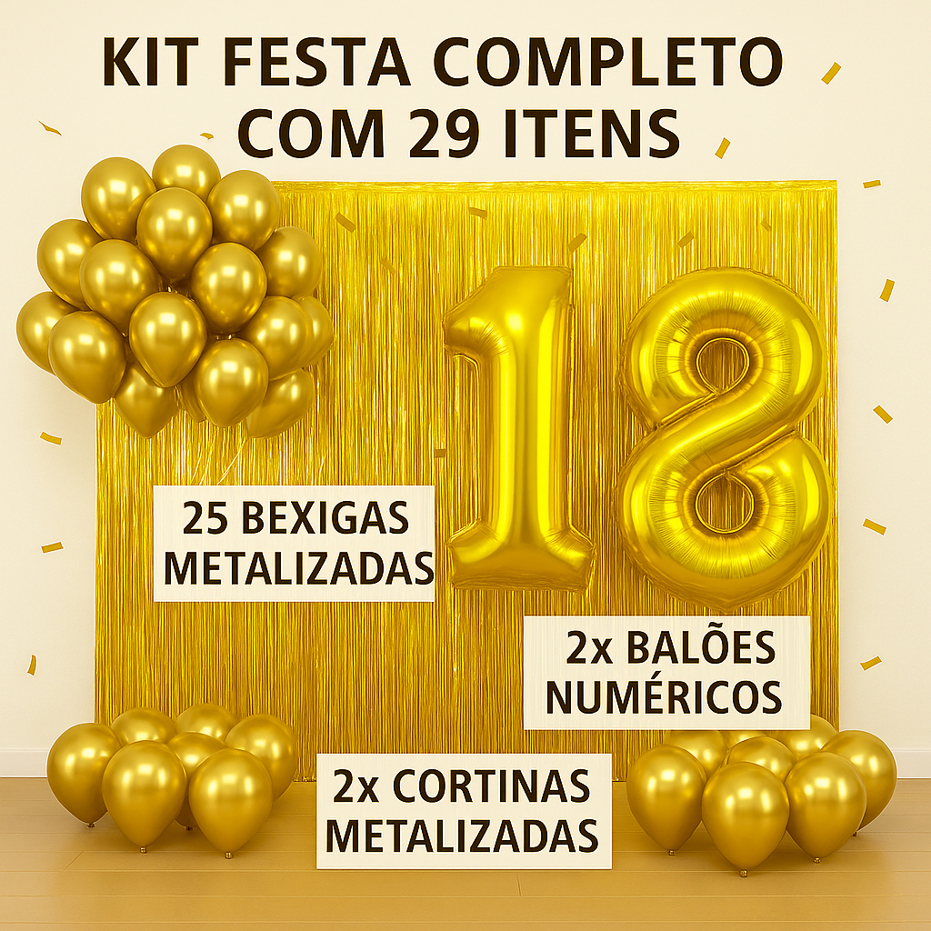 Kit de decoração de festa: 6 achadinhos