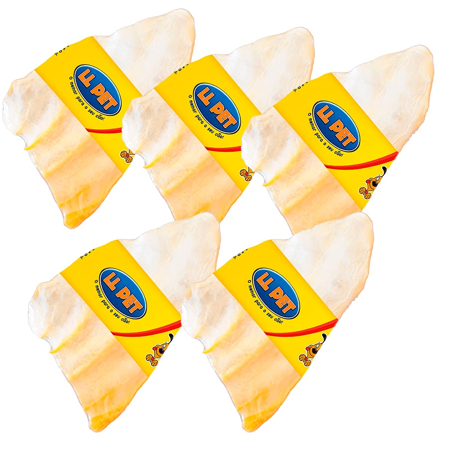 Kit 5 Orelhas Bovinas Para Cães LL Pet em Oferta na Shopee