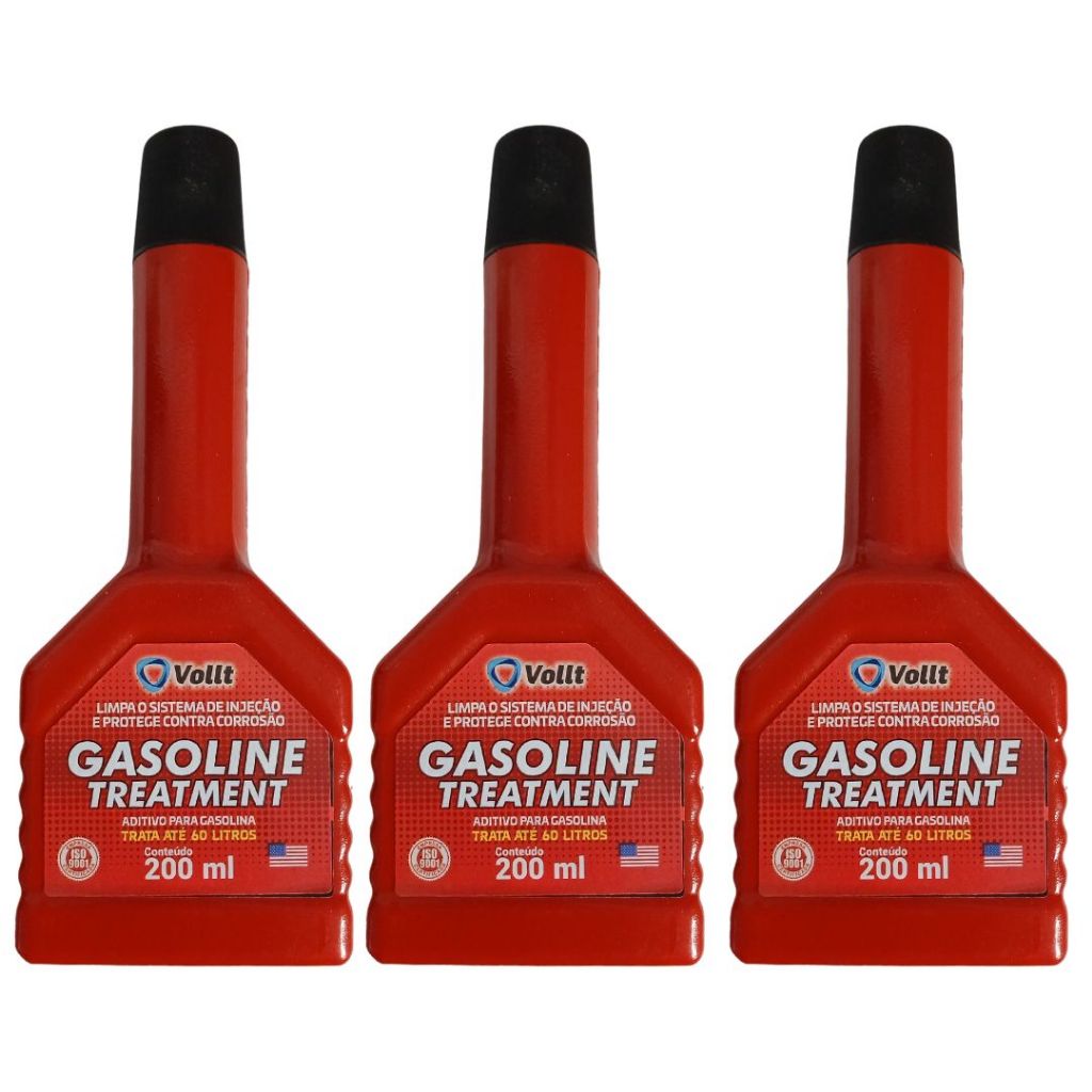 3 Aditivo de combustível Gasolina 200ml em Oferta na Shopee