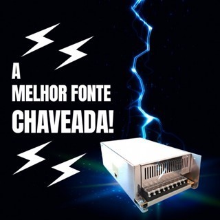Fonte Chaveada Colmeia 12v 80a 960w Estabilizada para cftv fita led som automotivo camera Bivolt