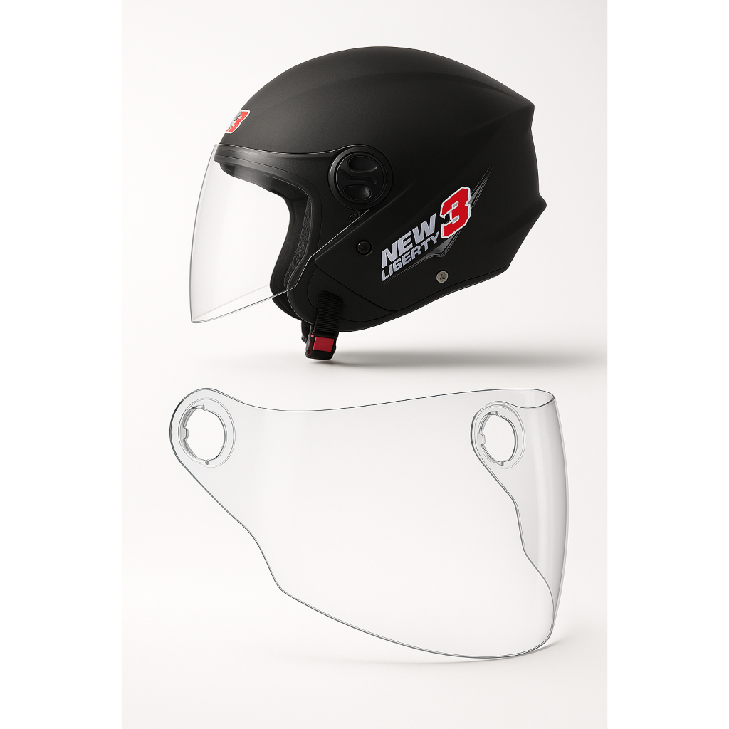 Viseira Transparente New Liberty 3 Pro Tork Atomic Joy 23 EBF Spark Zeus Elite em Oferta na Shopee