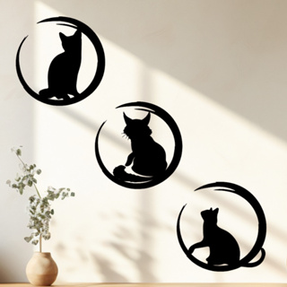 Kit 3 Mandala Gato Fofo Quadro Decorativo Parede Sala Cabeceira em Oferta na Shopee