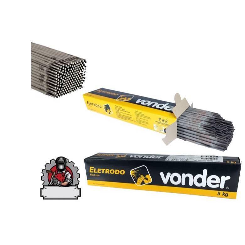 5 KG Eletrodo VONDER E6013 para Solda Elétrica C/ 3,25MM em Oferta na Shopee
