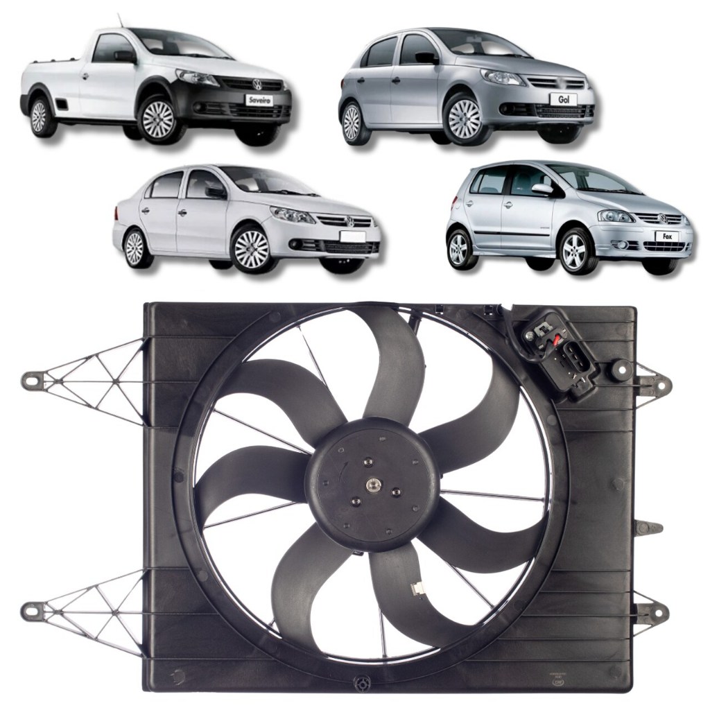 ELETROVENTILADOR/VENTOINHA VW GOL SAVEIRO VOYAGE G5/G6 FOX