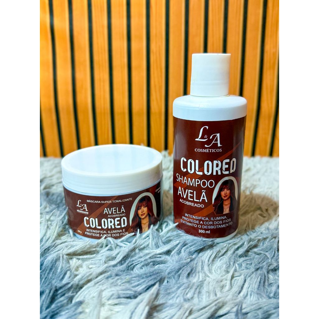 Kit Mascara Tonalizante + Shampoo 100% Natural