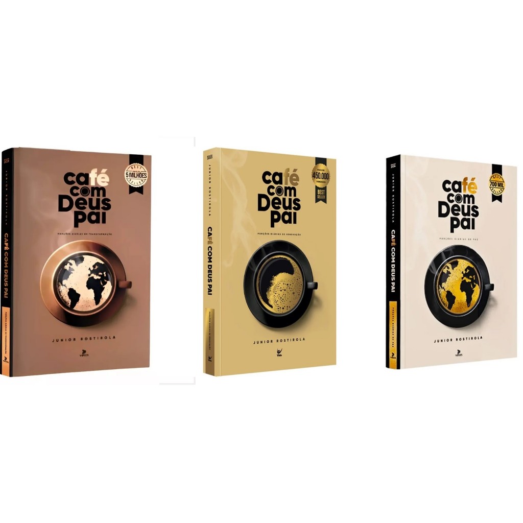 Devocional Diario | Café com Deus Pai | Júnior Rostirola em Oferta na Shopee