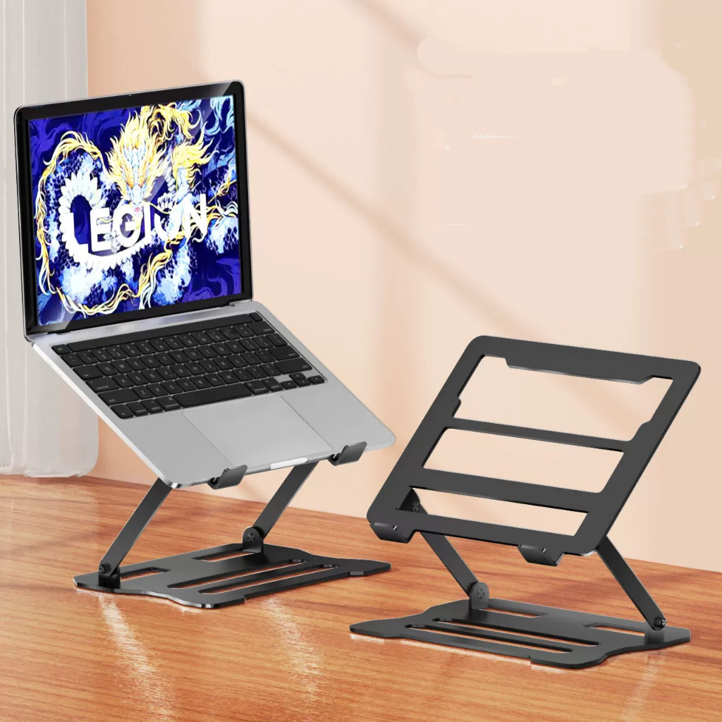 Suporte Metal De Mesa Para Notebook Aero Stand Ate 17 Polegados  Lay523