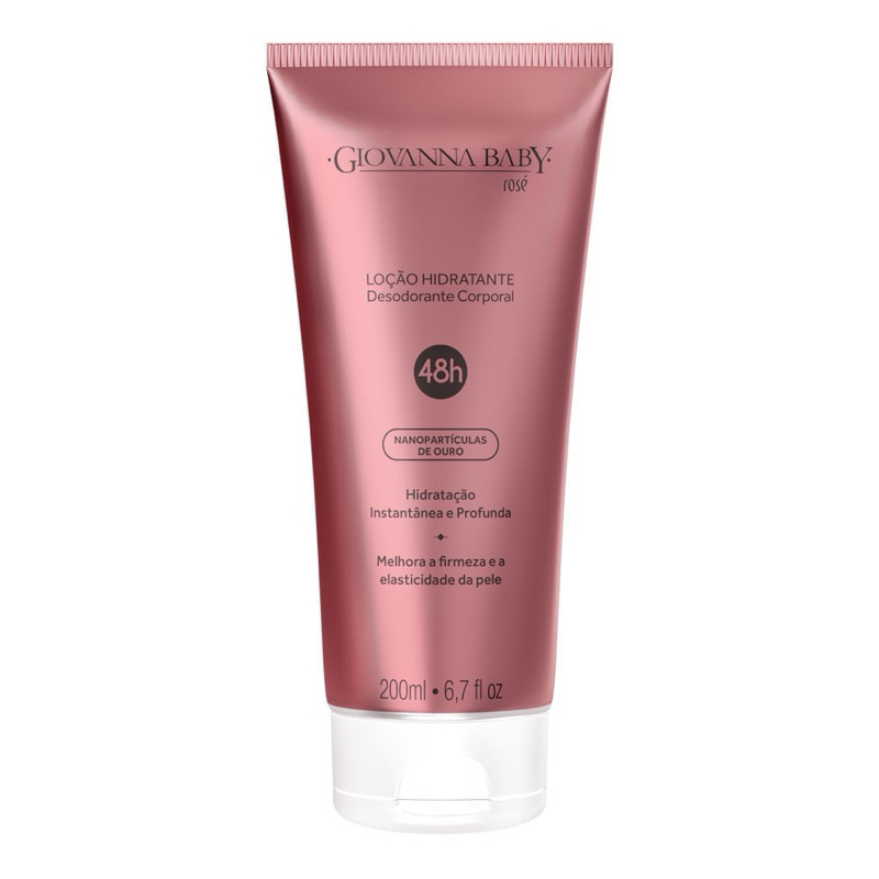 Loção Hidratante Desodorante Giovanna Baby Rosé, Gold, Silver 200ml (escolha sua fragrância)