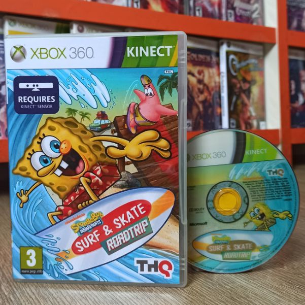 SpongeBob surf e skete roadtrip - Kinect