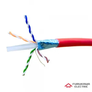 Cabo de Rede Furukawa Cat6A 305 METROS F/UTP Vermelho LSZH 10Gbps - 23370117