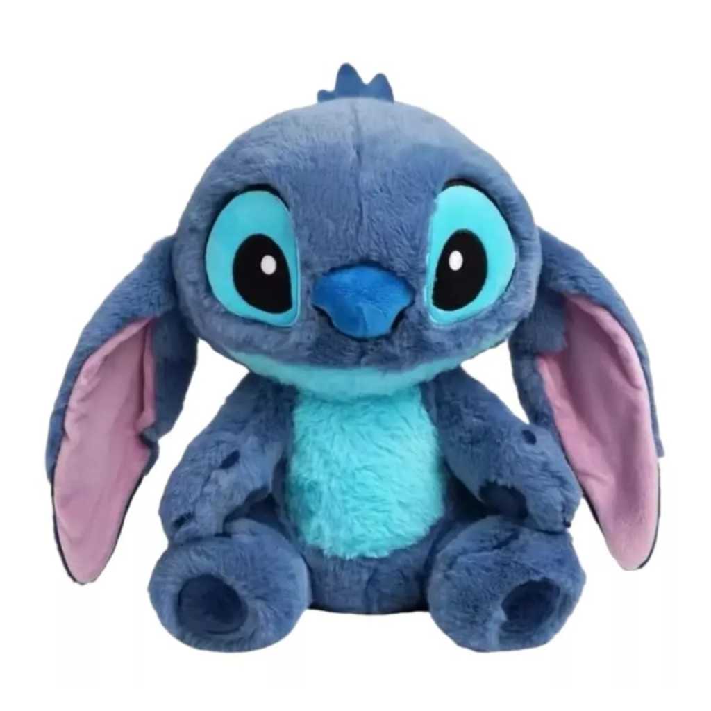 Pelúcia 50cm Lilo E Stitch Angel Gigante - Original Disney - Antialérgico - 24cm, 30cm, 40cm e 50cm - Escolha o tamnho