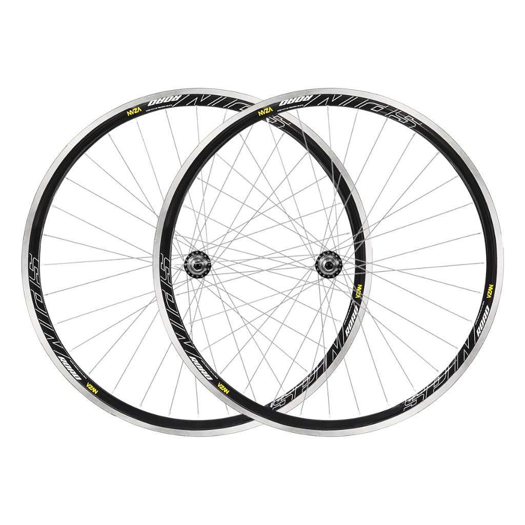 Par De Roda Aro 700 Vzan Spin Cubo Aço V-brake