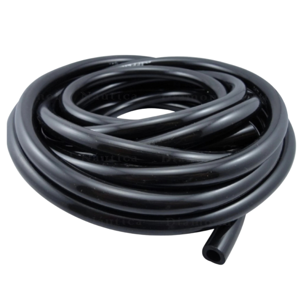 Mangueira Siliconada Combustível Carburador Preta 5mm 1mt