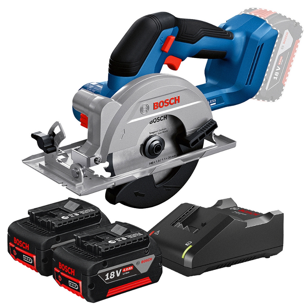 Serra Circular GKS 18V-51 Bosch Brushless com Baterias em Oferta na Shopee