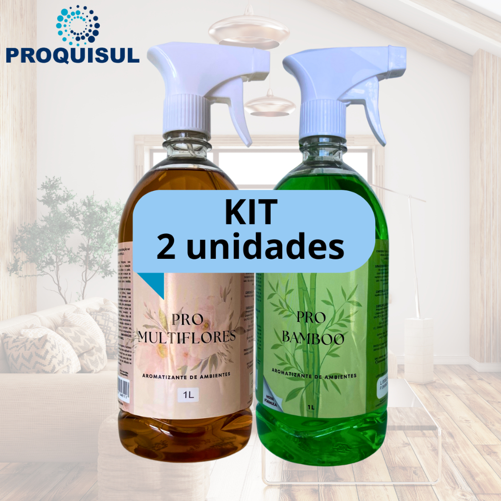 Kit com 2 Aromatizantes de Ambientes - 1L