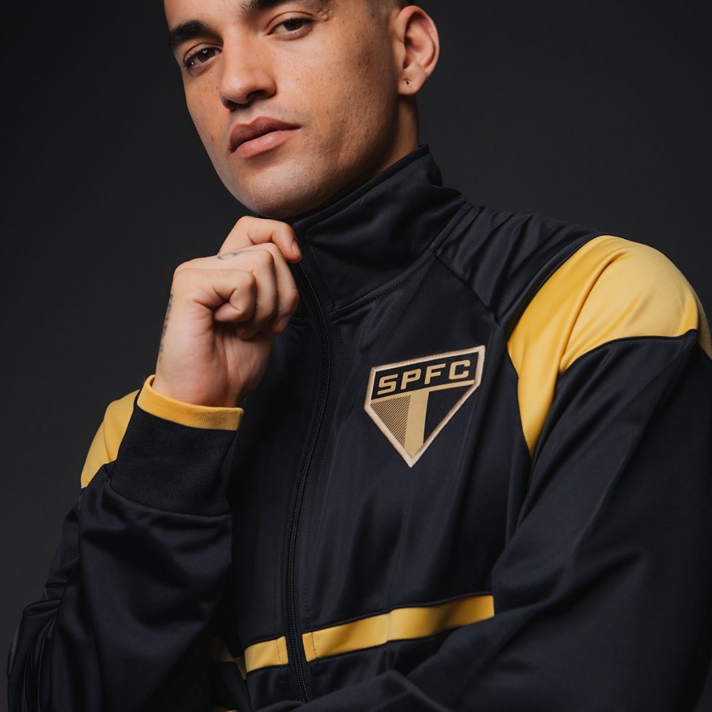 Agasalho São Paulo Gold Masculino Oficial em Oferta na Shopee