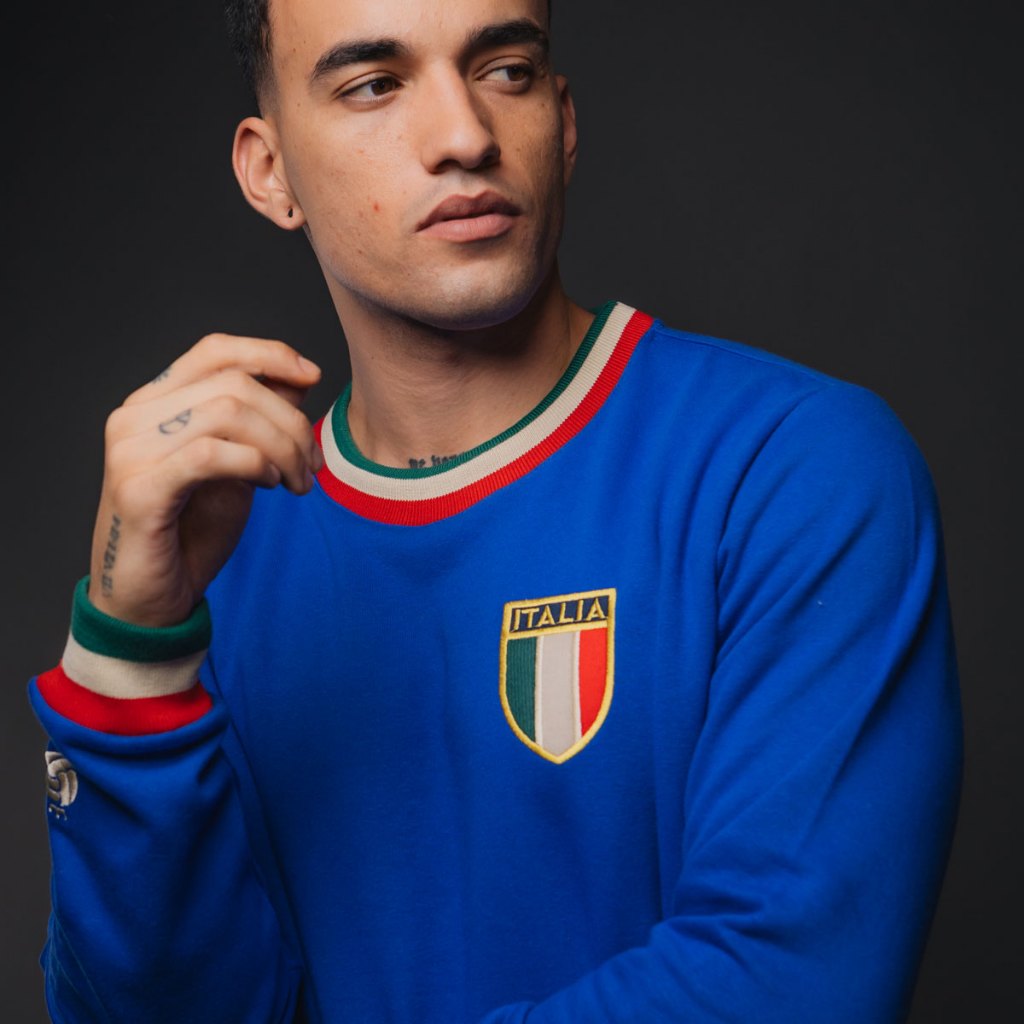 Moletom Itália Retrô 1982 Azul Masculino - Men Clothes