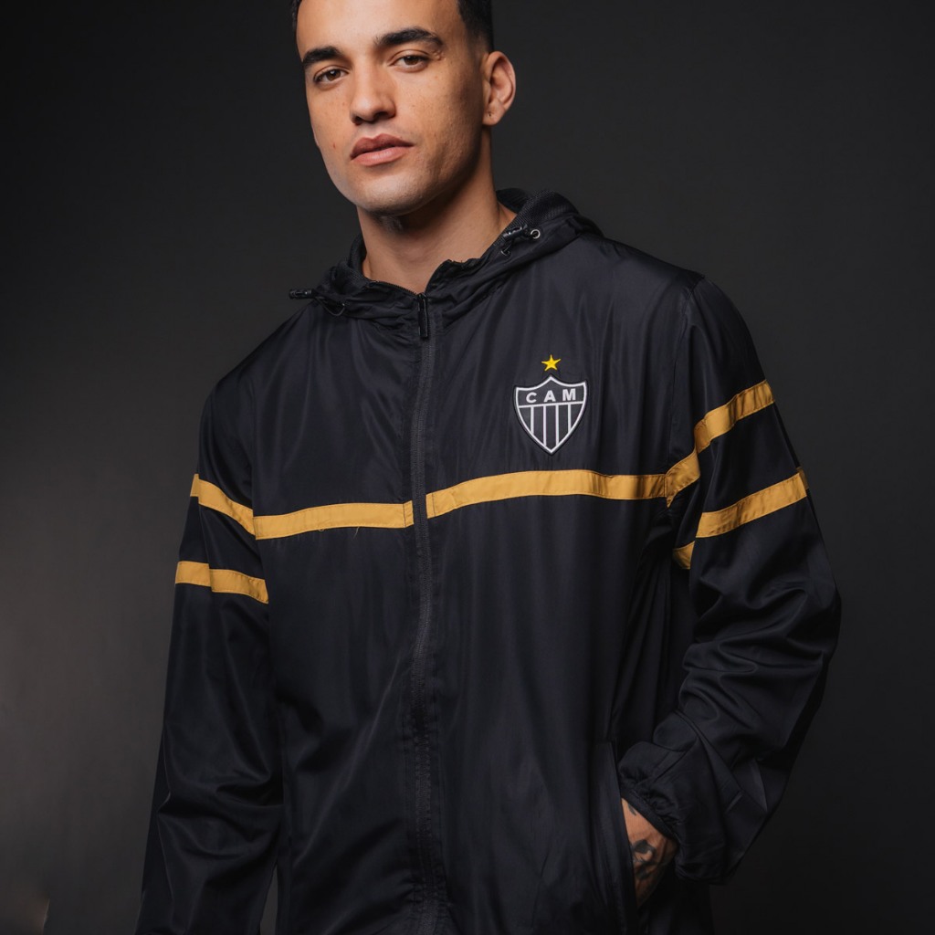 Jaqueta Corta Vento Atlético Mineiro Masculina Oficial em Oferta na Shopee