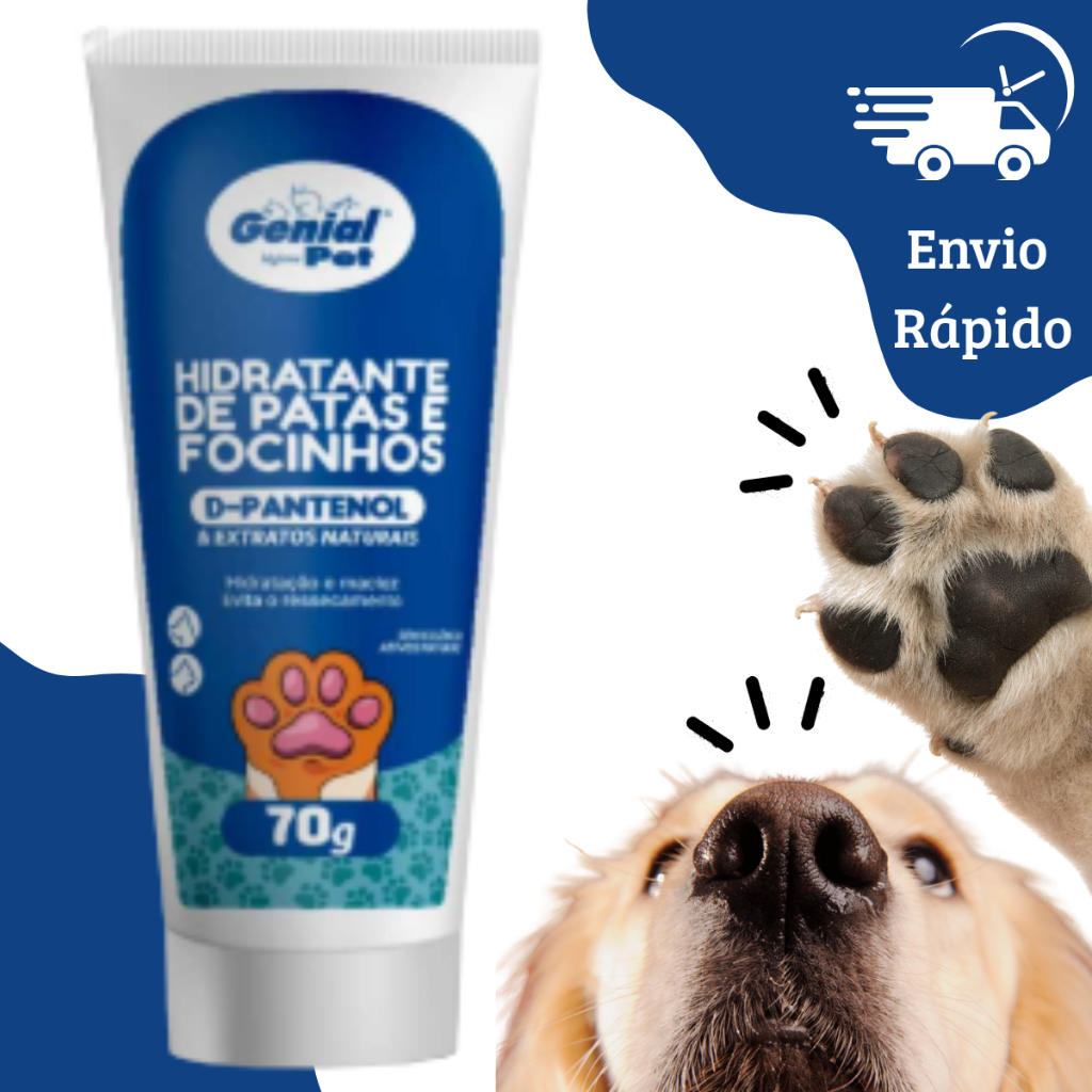Hidratante de Focinho/Patinhas 100% Natural Creme em Oferta na Shopee