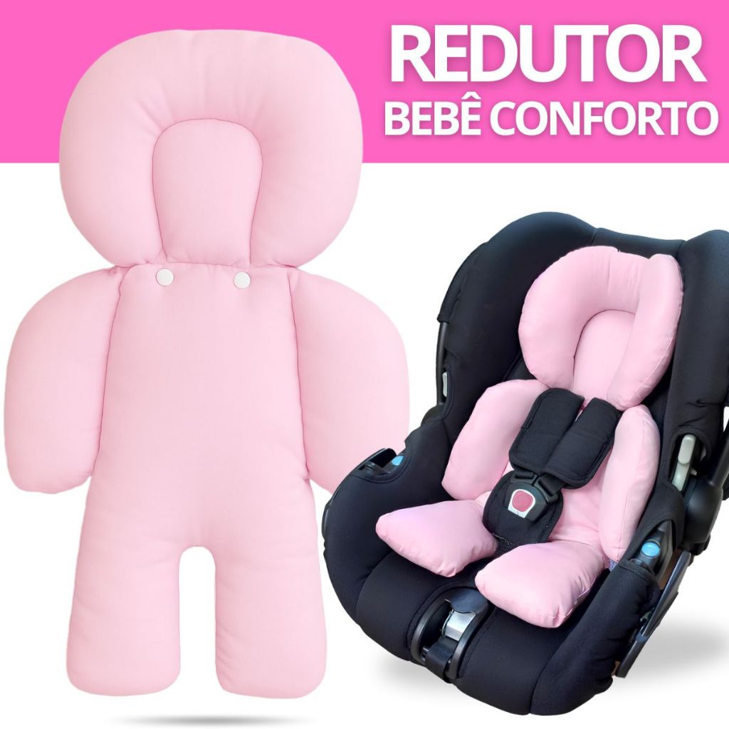 Redutor Bebê Conforto Almofada Protetor Apoio Pescoço Carrinho Passeio Recém Ninho Nascido MONOLO