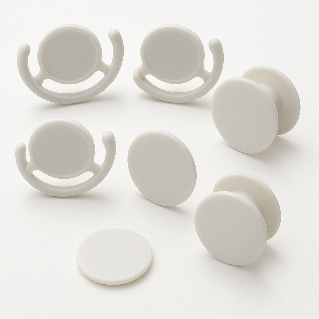 Pop Socket Suporte para Dedo Anti queda Liso Branco