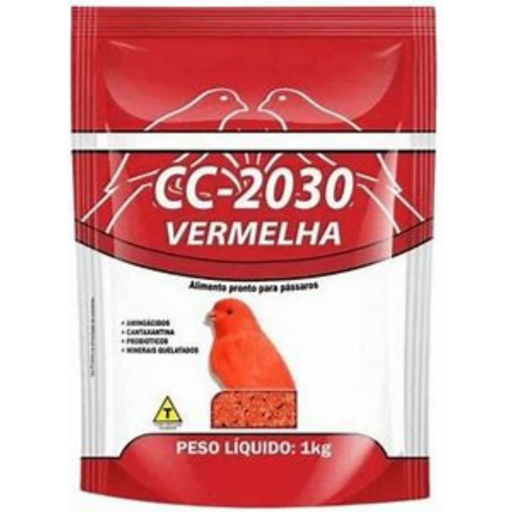 Farinhada para Pássaros CC 2030 Vermelha 1 KG - Biotron em Oferta na Shopee