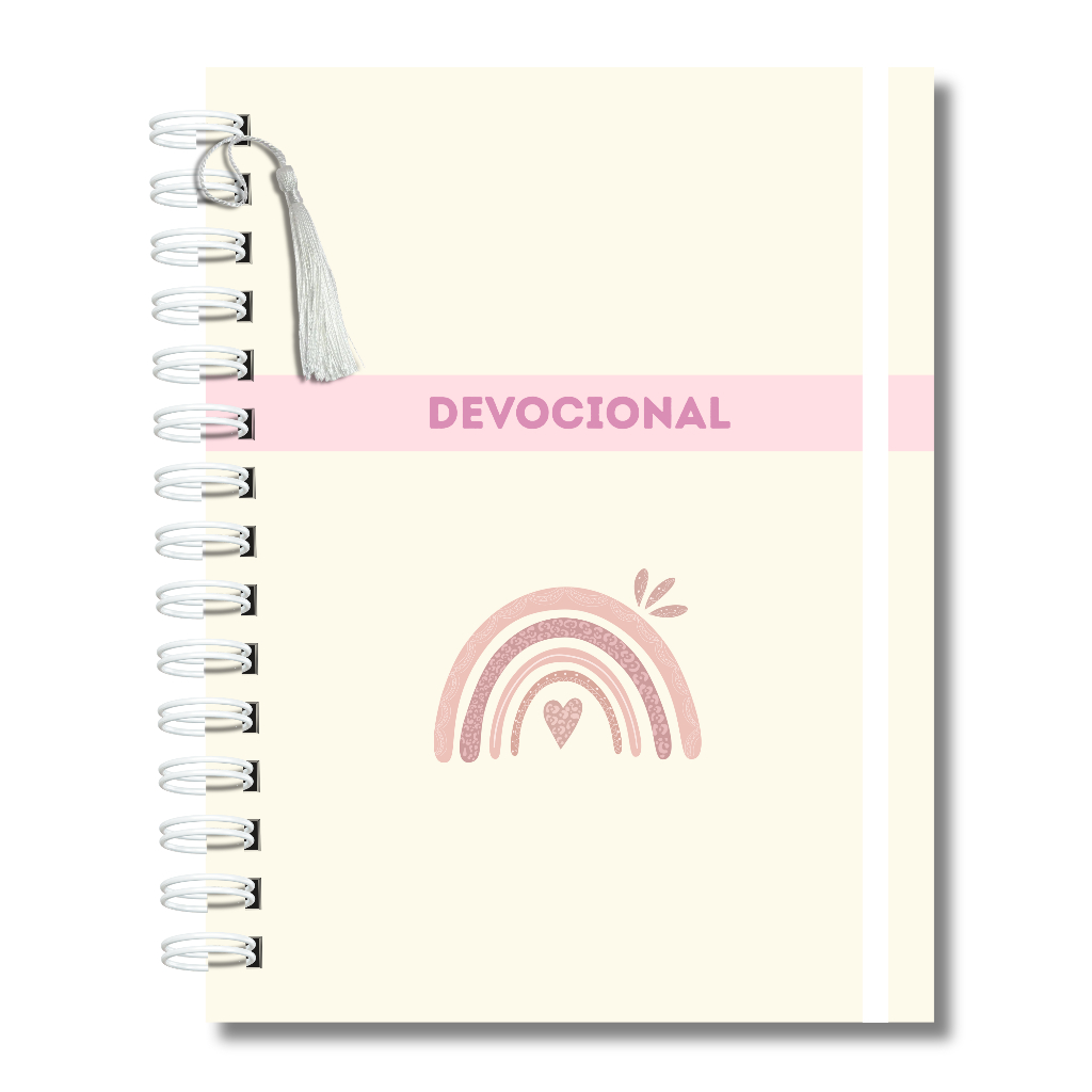 Caderno Planner Devocional Diário Espiritual Reflexão Amor Compaixão Presentes Mães Amigas